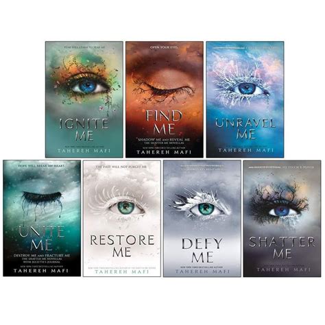 Shatter Me Series 7 Books Collection Set By Tahereh Mafi Shatter Me Series Fantasy Books To