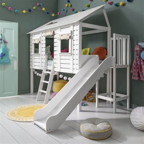 Check spelling or type a new query. Christopher Midsleeper Treehouse with Slide in White in ...
