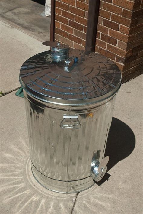 Making A Smoker Out Of A Garbage Can Smoked Food Recipes Smoker