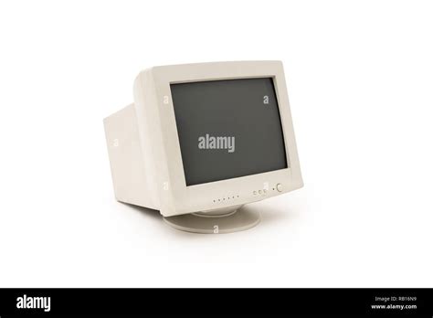 Old Dirty Crt Computer Monitor Hi Res Stock Photography And Images Alamy