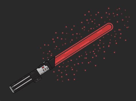 Darth Vaders Lightsaber Animated By Caseyillustrates On Dribbble