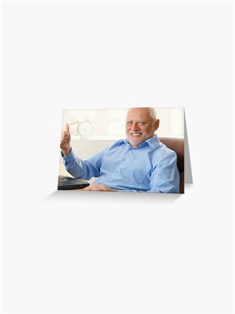 Old Man Thumbs Up Stock Photo Meme Greeting Card For Sale By Store7