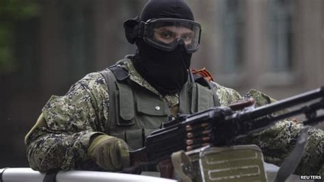 Ukraine Crisis Pro Russia Rebel Vote To Go Ahead Bbc News