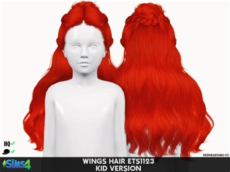 Wings Hair Ets1123 Kids Version By Thiago Mitchell At