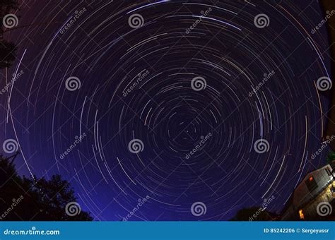 The Startrails Stock Photo Image Of Game Astronomical 85242206