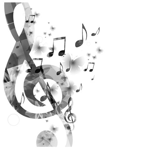 Different Musical Background Is Fleur Banner Banner Treble Clef Music