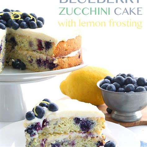 Add sour cream and combine well. Blueberry Zucchini Cake with Lemon Frosting 380 calories The best low carb cake of the summer ...