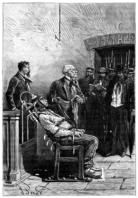 First Electric Chair Execution Photograph By Science Photo Library