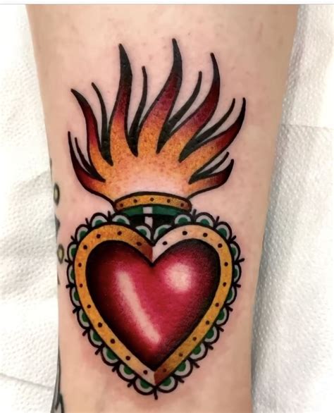 Pin By Carrie S On Tattoos In 2021 Sacred Heart Tattoos Tattoos For
