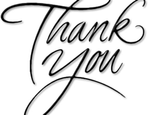 Thank You Png Transparent Images Calligraphy Png Download Thank