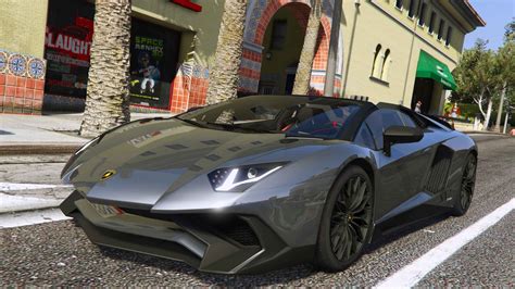 2016 Lamborghini Aventador Lp750 4 Superveloce Roadster Add On Gta5