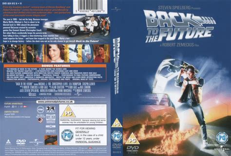 Back To The Future 1985 R2 Movie Dvd Cd Label Dvd Cover Front Cover