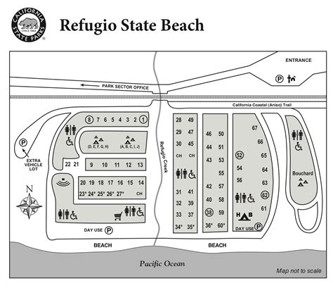 Carpinteria State Beach Campground Map