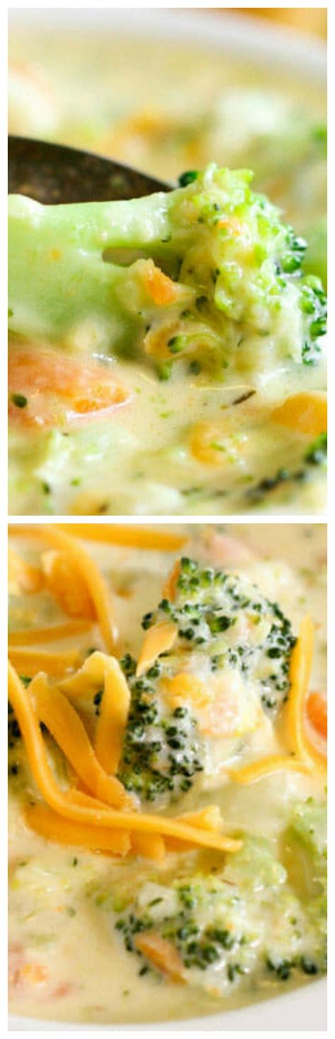20 Minute Broccoli Cheese Soup ~ It is amazing... This ...