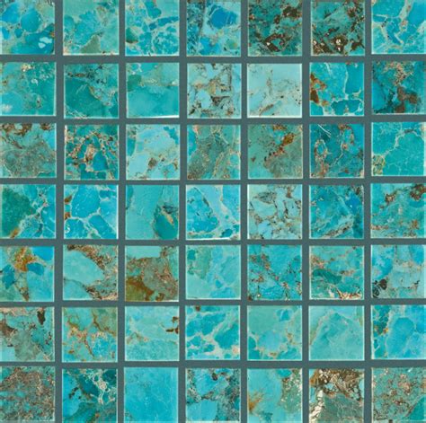 Turquoise Mosaic Tiles Ann Sacks