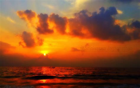 Sunrise Marina Beach Chennai Marina Beach Is An Urban Be Flickr