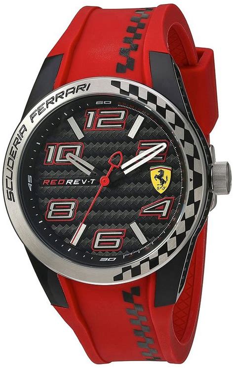 I have lost count of the times i have heard the… Men's Scuderia Ferrari Red Silicone Strap Watch 830338