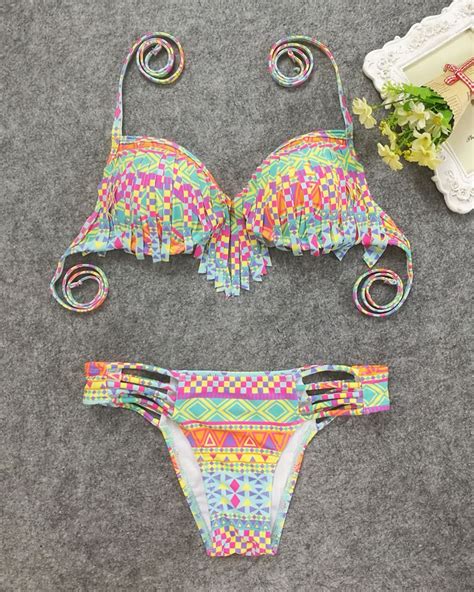 2019 New Tassel Bikini Set Sexy Swimwear Women 2018 S Xl Brazilian
