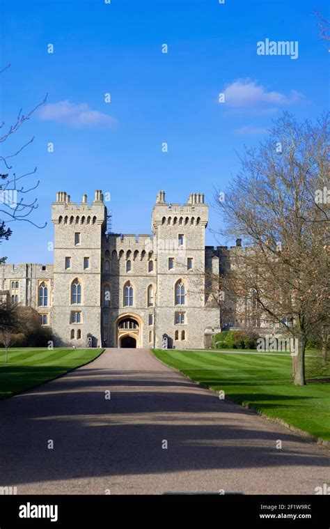 Upper Ward Entrance To Windsor Castle An Official Residence Of Queen