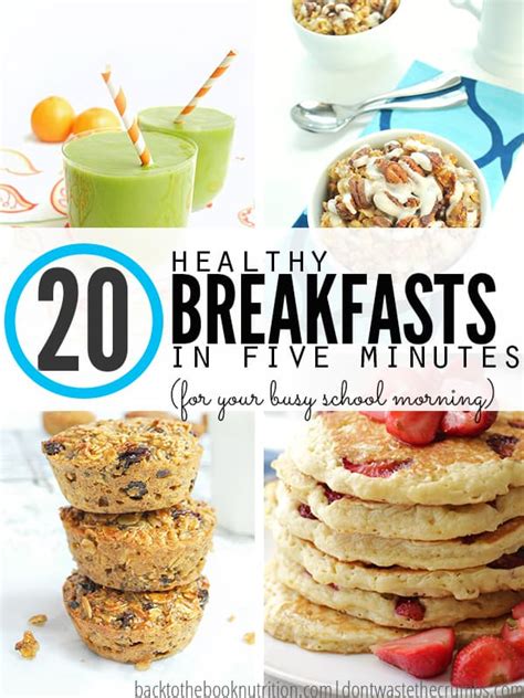 20 Healthy Fast Breakfast Ideas For Busy School Mornings Laptrinhx News