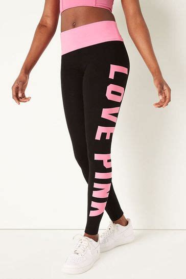 Victorias Secret Pink Foldover Full Length Legging Victorias Secret