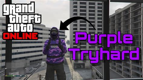 Gta 5 Online How To Make Purple Tryhard Outfit In Gta 5 Online Youtube