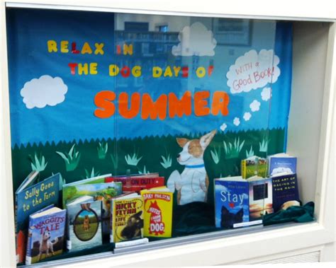 Digressions Of A Sponge For Knowledge Dog Days Of Summer Library Display