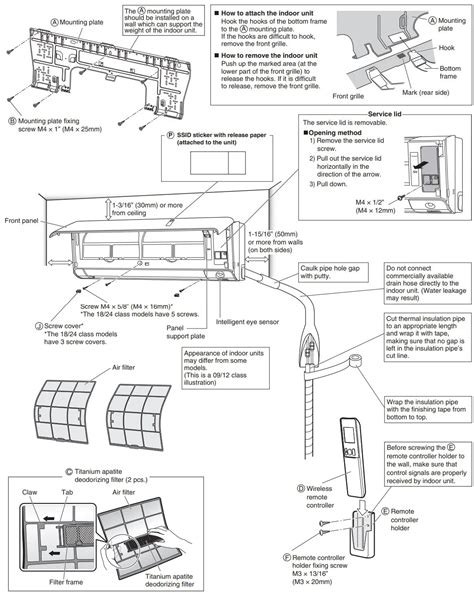 DAIKIN R32 Split Series Room Air Conditioner Instruction Manual