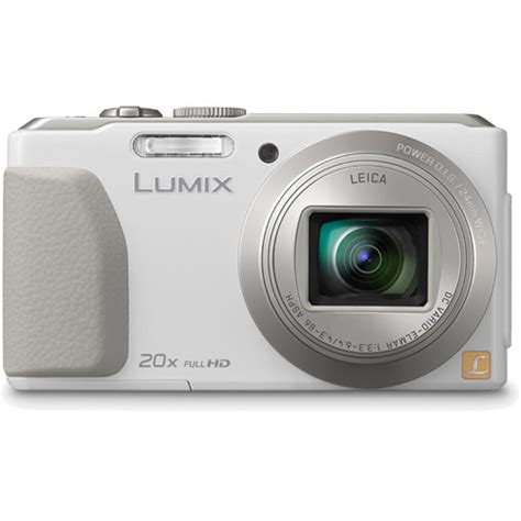 Panasonic Lumix Dmc Zs30 Digital Camera White Dmc Zs30w Bandh