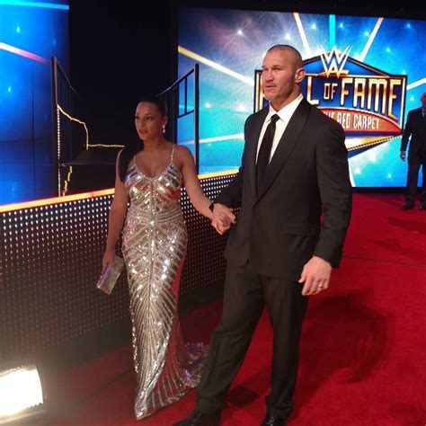 Wwe Superstar Randy Orton And His Wife Kim Walk The Red Carpet At The