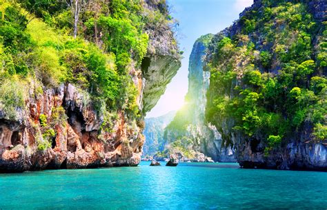 Thailand Mountains In Water 6000x3870 Download Hd Wallpaper