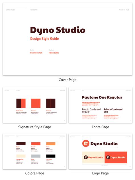 Not sure what logo variations you need? Red Design Style Guide Creative Presentation