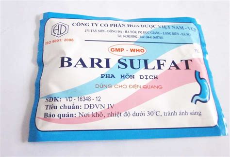 Công Dụng Của Thuốc Barium Sulfate Vinmec