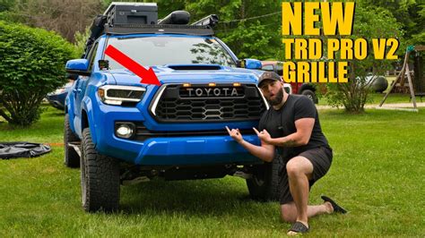 Is The New Trd Pro V2 Grille Worth The Upgrade On Your Tacoma Youtube