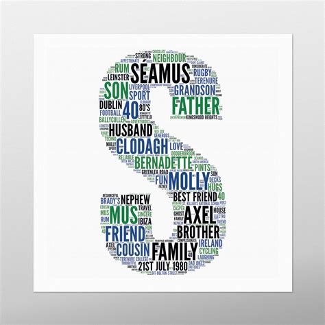 We did not find results for: Letter by wordbird.ie | Personalised Word Art Prints ...