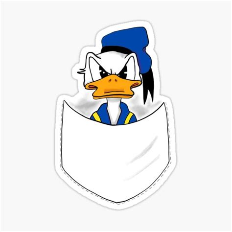 Angry Duck Stickers Redbubble