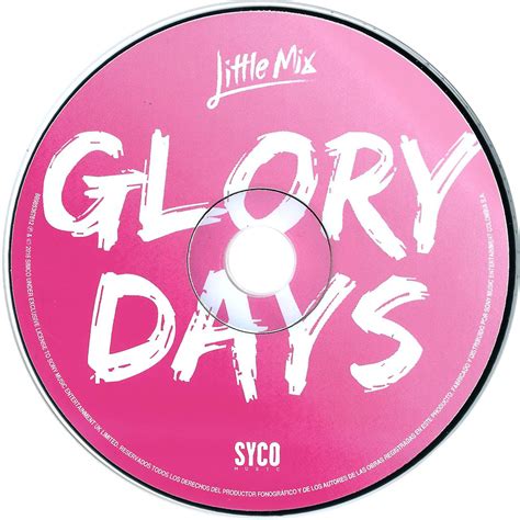 Carátula Cd De Little Mix Glory Days Portada