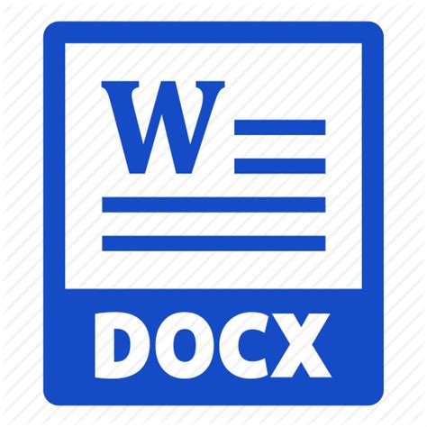 Docx Icon 163454 Free Icons Library