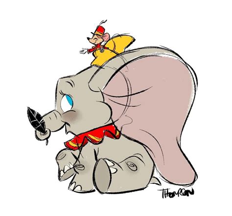 Steve Thompson Photo Disney Sketches Disney Dumbo Disney Pictures