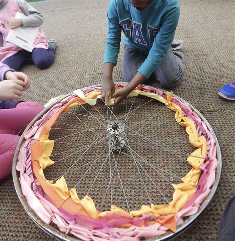 Re Purposing This Old Bicycle Wheel And Making It Beautiful Reggio