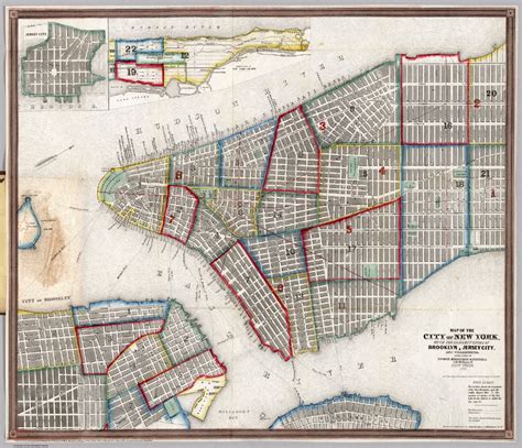 Map Of The City Of New York David Rumsey Historical Map Collection