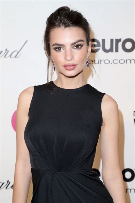 As a supermodel, emily ratajkowski knows all her best angles — but she definitely favors one in particular. Emily Ratajkowski - Elton John AIDS Foundation Academy ...