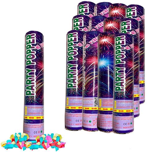 Pmu 12 Inch Large Confetti Cannons Air Compressed Party Poppers