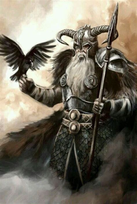Odinoski Odin God Norse Mythology Norse