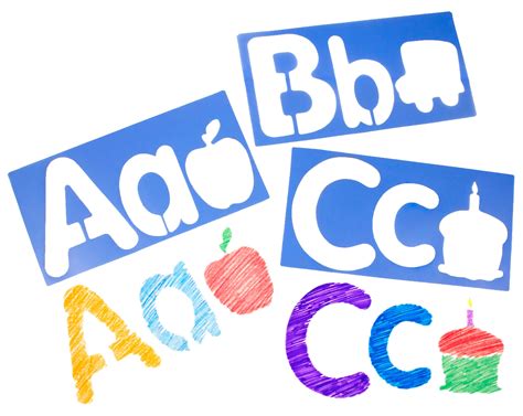 Jay and jaimie grenier >. Big Alphabet And Picture Stencils | Roylco