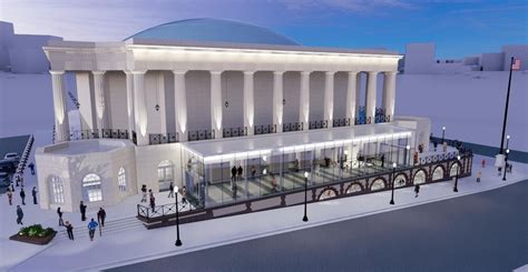 New Glass Lobby Restroom Wings Planned For Macon City Auditorium