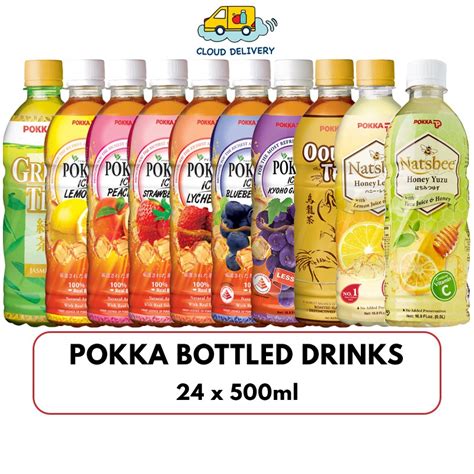 pokka assorted tea carton 24 bottles x 500ml shopee singapore