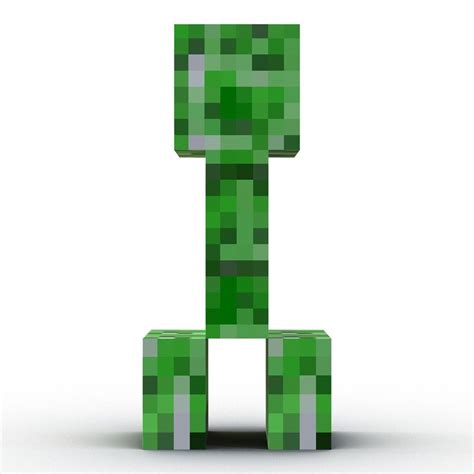 Minecraft Creeper 3d Model 19 C4d Max Ma Obj Fbx 3ds Free3d