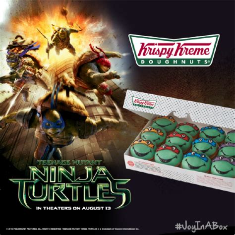 We Love Krispy Kreme Ninja Turtle Donuts