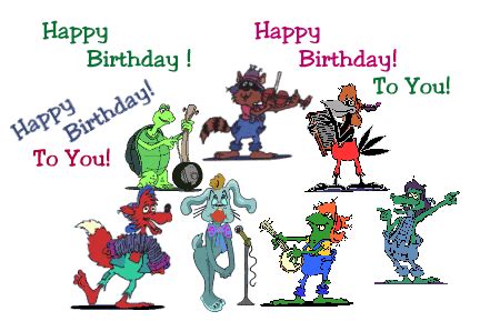 Happy Birthday Emoticons To Greet Your Friends - Birthday Songs With Names